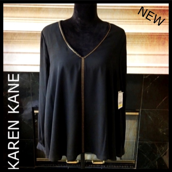 Karen Kane Tops - NWT Karen Kane Black Top